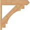 Ekena Millwork Merced Arts & Crafts Smooth Outlooker, Western Red Cedar, 7 1/2"W x 34"D x 34"H OUT08X34X34MRC03SWR - alternate 3